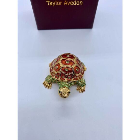 Taylor Avedon Turtle Jewelry/Trinket Box - Picture 5 of 6